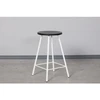 LOFT Juodas-Baltas pusbario (60cm) taburetė