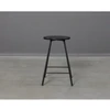 LOFT Juodas pusbario (60cm) taburetė