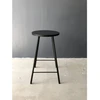 LOFT Juodas pusbario (65cm) taburetė