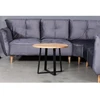 LOFT R Ø70 ąžuolinis apvalus žurnalinis staliukas : Apdaila - Be apdailos, Aukštis - 47cm
