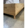 Lova OAK BASE 120 Ąžuolinės Lovos rėmas : Apdaila - Aliejuota bespalviu aliejumi su kietaisiais vaškais, Čiužinio dydis - 120x200cm