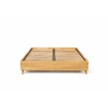 Lova OAK BASE 160 Ąžuolinės Lovos rėmas : Apdaila - Be apdailos, Čiužinio dydis - 160x200cm