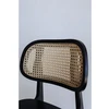 LULA Juodas CANE (66cm) pusbario kėdė