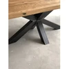 MODERNA 200X100 ąžuolinis stalas : Apdaila - Be apdailos