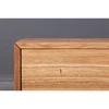 OAKY 39cm Ąžuolinė spintelė prie lovos, metalinėmis kojelėmis : Apdaila - Be apdailos, Aukštis - 50cm