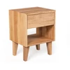 OAKY 39cm Ąžuolinė spintelė prie lovos : Apdaila - Aliejuota bespalviu linų sėmenų aliejumi, Aukštis - 47cm