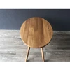OAKY ELIPSE 100X60 ąžuolinis ovalus žurnalinis staliukas : Apdaila - Be apdailos, Aukštis - 48cm