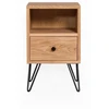 RETRO EASY 35cm Ąžuolinė spintelė prie lovos : Apdaila - Be apdailos