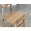 SOLO WOODEN (70cm) pilnai ąžuolinė baro kėdė : Apdaila - Aliejuota bespalviu linų sėmenų aliejumi