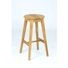 STOOL ąžuolinė baro (69cm) taburetė : Apdaila - Be apdailos