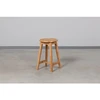 STOOL ąžuolinė pusbario (59cm) taburetė : Apdaila - Aliejuota bespalviu linų sėmenų aliejumi