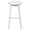 STOOL Baltas ąžuolinė baro (69cm) taburetė