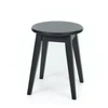 STOOL Juodas ąžuolinė taburetė