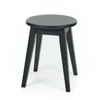 STOOL Juodas ąžuolinė taburetė