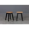 STOOL Juodas Mix ąžuolinė taburetė