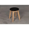 STOOL Juodas TOP ąžuolinė taburetė