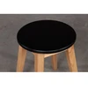 STOOL Juodas TOP ąžuolinė taburetė