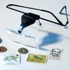 Leuchtturm Didinamasis stiklas kolekcininkams 1,5x 2,5x 3,5x LED