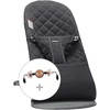 BABYBJORN gultukas BLISS Cotton Classic Quilt, juodas + žaislas, 606130 (Nemokamas pristatymas)