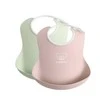 BABYBJORN minkšti seilinukai 2vnt. Pudra Žalias / Powder Rožinė