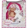 BAMBOLINA lėlė - kūdikis su pliušiniu vienaragiu Unicorn Dreams, 36cm, BD1263