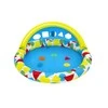 BESTWAY pripučiamas baseinas Splash &amp; Learn, 1.20m x 1.17m x 46cm, 52378