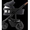 Britax Romer Smile 4 vežimėlio lopšys, Pilkos (Midnight) spalvos
