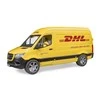 BRUDER 1:16 siuntų pristatymo furgonas MB Sprinter DHL su vairuotoju, 02671
