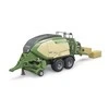 BRUDER Krone BigPack 1290HDP VC presas su dviem šieno ryšuliais, 02033