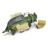 BRUDER Krone BigPack 1290HDP VC presas su dviem šieno ryšuliais, 02033