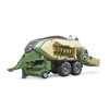 BRUDER Krone BigPack 1290HDP VC presas su dviem šieno ryšuliais, 02033