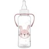 CANPOL 11/845 Standartinis buteliukas su rankenomis 250ml CUTE ANIMALS rožinis