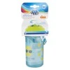 CANPOL BABIES gertuvė su dirželiu ir silikoniniu šiaudeliu So Cool!, 400ml, geltonas, 4/102_yel