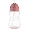 CANPOL 56/109_pin2 vandens butelis su sulankstomu silikoniniu vamzdeliu, 270 ml, rožinis