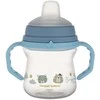 Canpol babies gertuvė su silikoniniu snapeliu FirstCup 150ml BONJOUR PARIS (56/612_blu)