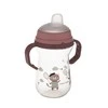 Canpol babies gertuvė su silikoniniu snapeliu FirstCup 250ml BONJOUR PARIS (56/613_pin)