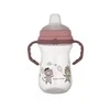 Canpol babies gertuvė su silikoniniu snapeliu FirstCup 250ml BONJOUR PARIS (56/613_pin)