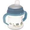 Canpol babies gertuvė su silikoniniu snapeliu FirstCup 150ml BONJOUR PARIS (56/612_blu)