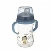 Canpol babies gertuvė su silikoniniu snapeliu FirstCup 250ml BONJOUR PARIS (56/613_blu)