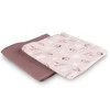 Canpolbabies CANPOL BABIES muslino vystyklas BONJOUR PARIS, 0m+, 70x70 cm, 2 vnt., pink, 26/901_pin