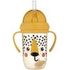 CANPOL BABIES neišsipilanti gertuvė su šiaudeliu BABIESBOO CHEETAH, 270 ml, 56/617_ora