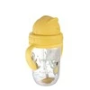 Canpolbabies CANPOL BABIES neišsipilanti gertuvė su šiaudeliu EXOTIC ANIMALS, 6m+, 270ml, yellow, 56/606_yel