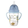 CANPOL BABIES neišsipilanti gertuvė su šiaudeliu BONJOUR PARIS, 6m+, 270ml, mėlynos spalvos, 56/607_blu