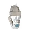 Canpolbabies CANPOL BABIES neišsipilanti gertuvė su šiaudeliu EXOTIC ANIMALS, 6m+, 270ml, pilkos spalvos, 56/606_grey