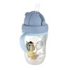 CANPOL BABIES neišsipilanti gertuvė su šiaudeliu BONJOUR PARIS, 6m+, 270ml, mėlynos spalvos, 56/607_blu