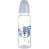 CANPOL BABIES siauro kaklelio buteliukas CUTE ANIMALS, 250 ml, 11/841_blu