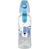 CANPOL BABIES siauro kaklelio buteliukas CUTE ANIMALS, 250 ml, 11/841_blu