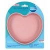 CANPOL BABIES Silikoninė širdelės formos lėkštė su pritvirtinimu, 6 mėn.+, rožinės spalvos
