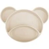 Canpolbabies CANPOL BABIES Silikoninė lėkštė su pritvirtinimu BEAR, 51/401_creme