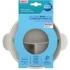 CANPOL BABIES silikoninis neslystantis dubenėlis DOTS, 3 skyrių, 360 ml, 51/403_grey